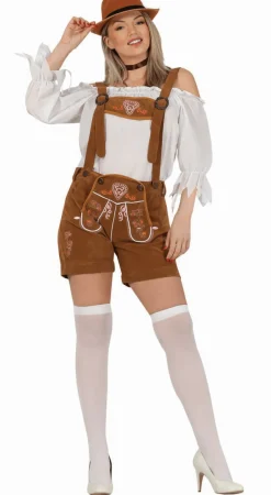 Lederhose Lichtbruin Dames