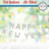 Letterslinger Happy New Year Zilver