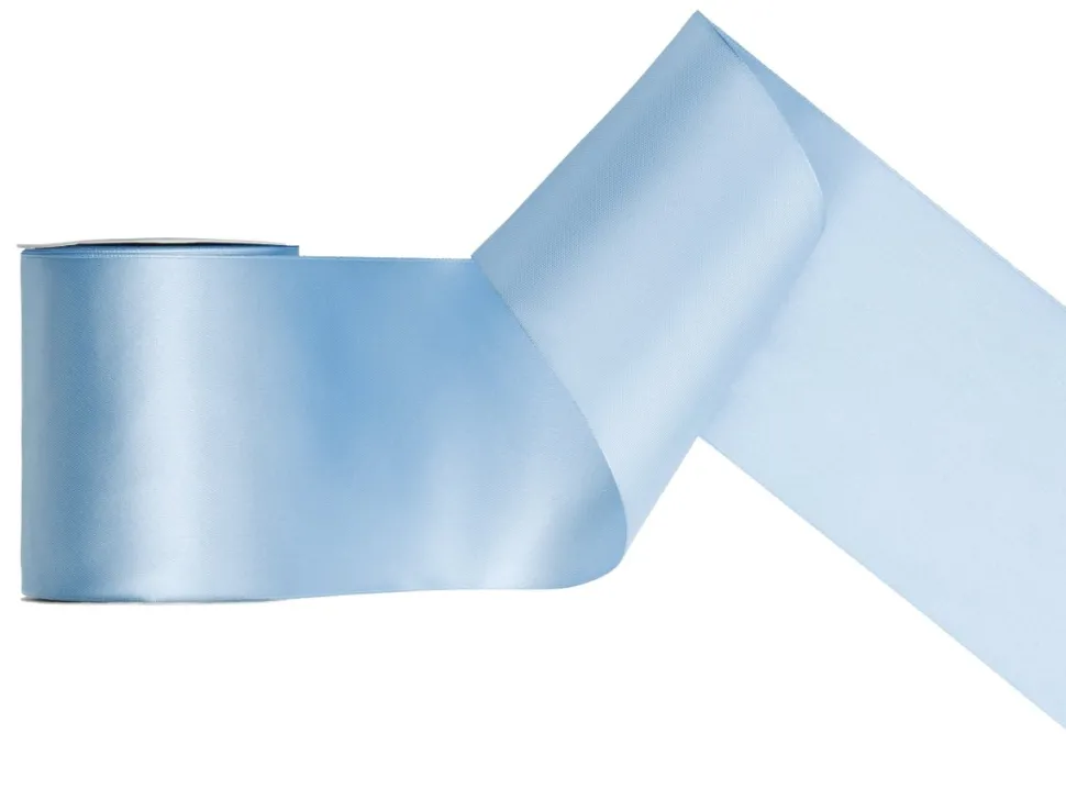 Lichtblauwe Lint 25m