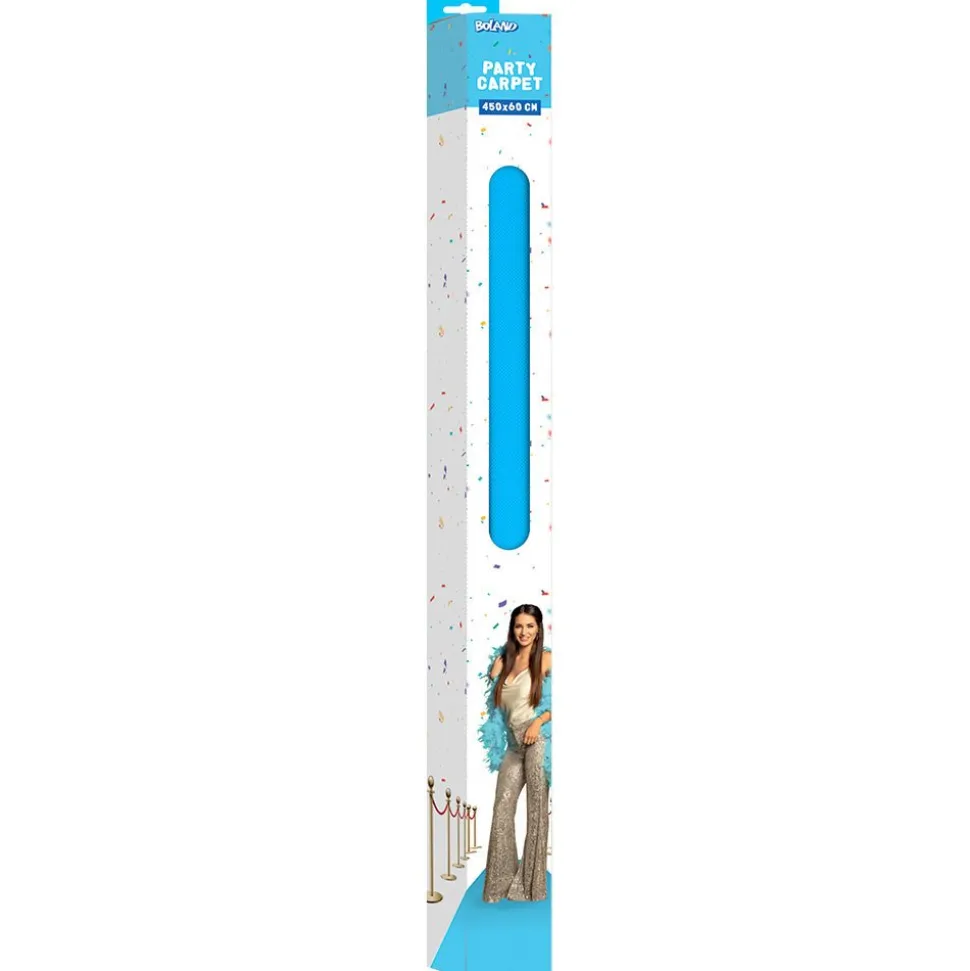 Lichtblauwe Loper 60cm 4,5m