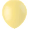 Lichtgele Ballonnen Powder Yellow 33cm 10st