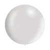 Lichtgrijze Reuze Ballon Metallic 60cm