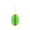 Lichtgroene Honeycomb Paasei 12cm