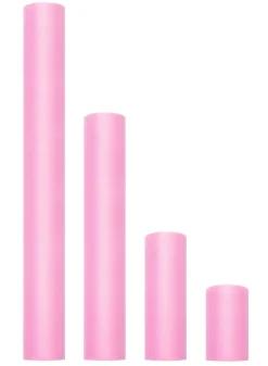Lichtroze Tule Rol 30cm 9m