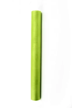 Lime Groene Organza Stof 36cm 9m