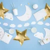 Little Star Star Borden Goud 27cm 6st