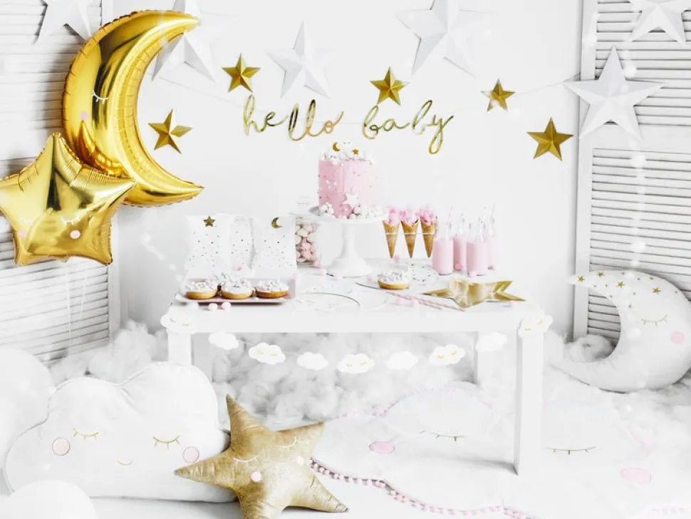Little Star Star Borden Goud 27cm 6st