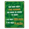 Metalen Bord Twee Redenen