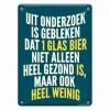 Metalen Bord Uit Onderzoek Is Gebleken