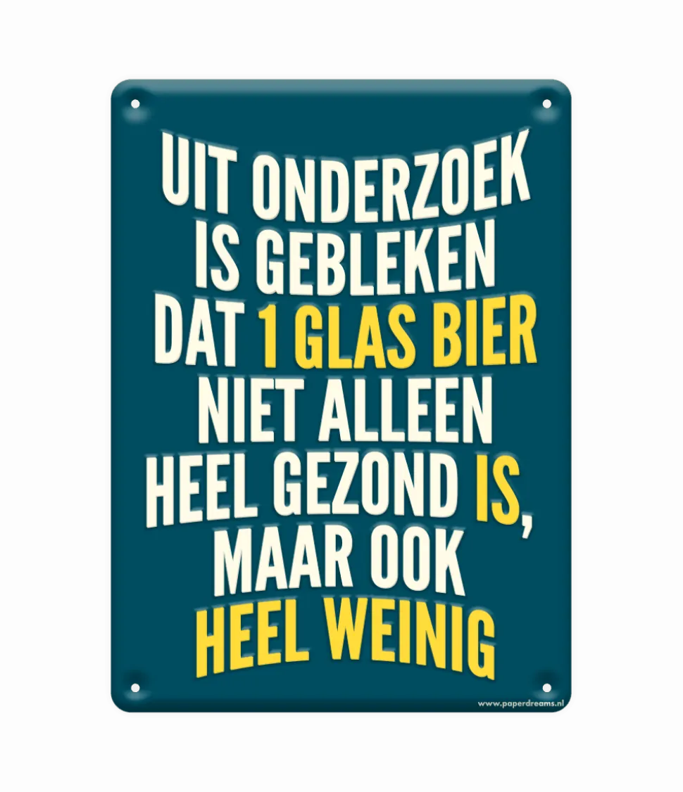Metalen Bord Uit Onderzoek Is Gebleken
