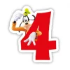 Mickey Mouse Kaars 4 Jaar