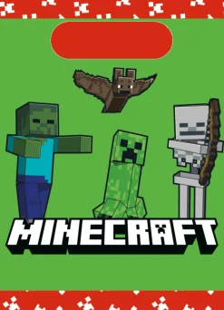 Minecraft Uitdeelzakjes 4st