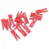 Mini Knijpers Hout Rood 24st