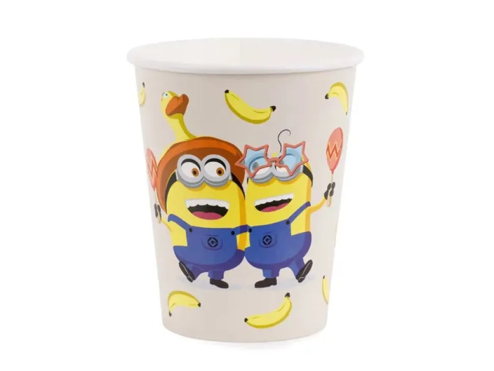Minions Bekers 250ml 6st