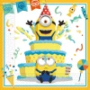 Minions Servetten 33cm 20st