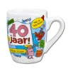 Mok 40 Jaar Vrouw 12cm