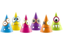 Monster Feesthoedjes 16cm 6st