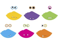 Monster Feesthoedjes 16cm 6st