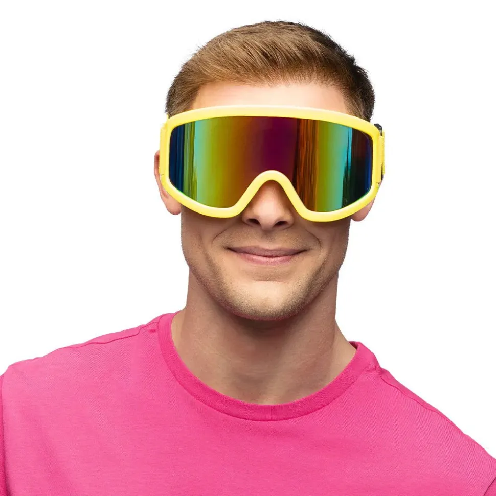 Neon Gele Skibril