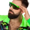 Neon Groene Bril 80'S