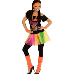 Neon Oranje Beenwarmers 2st