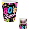 Neon 80S Bekers 240ml 6st
