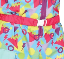 Neon 80S Skipak Blauw Geel Heren