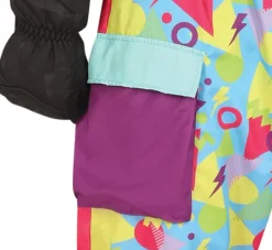 Neon 80S Skipak Blauw Geel Heren