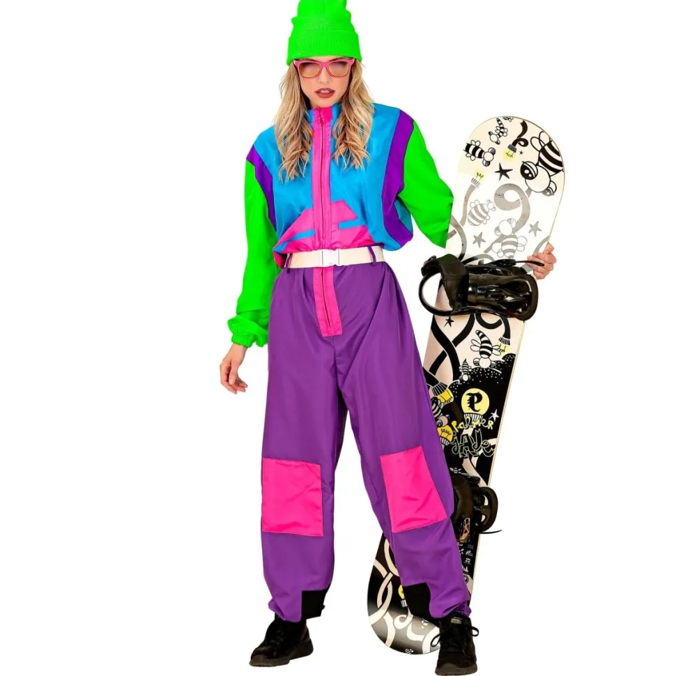 Neon 80s Skipak Snowboarder