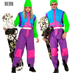 Neon 80s Skipak Snowboarder