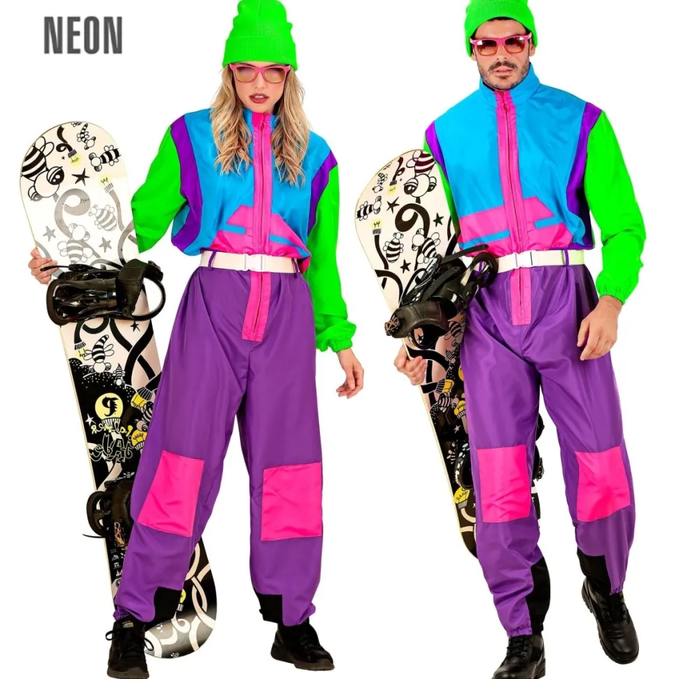 Neon 80s Skipak Snowboarder