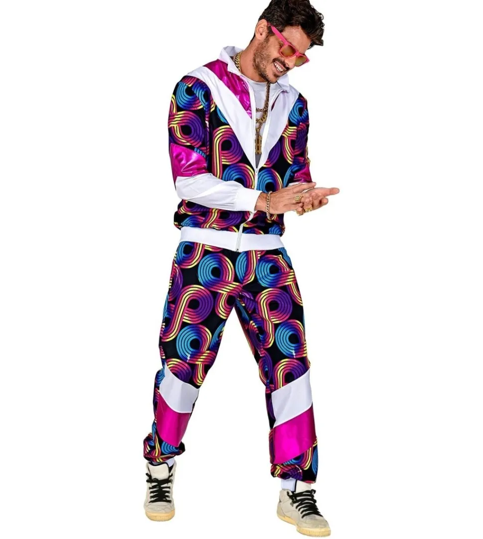 Neon 80S Trainingspak Fout Disco
