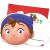 Noddy Uitnodigingen 6st