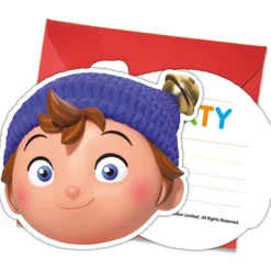 Noddy Uitnodigingen 6st