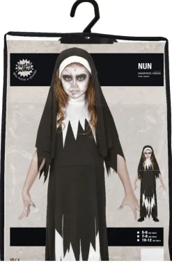 Non Halloween Kostuum Kind zwart-wit