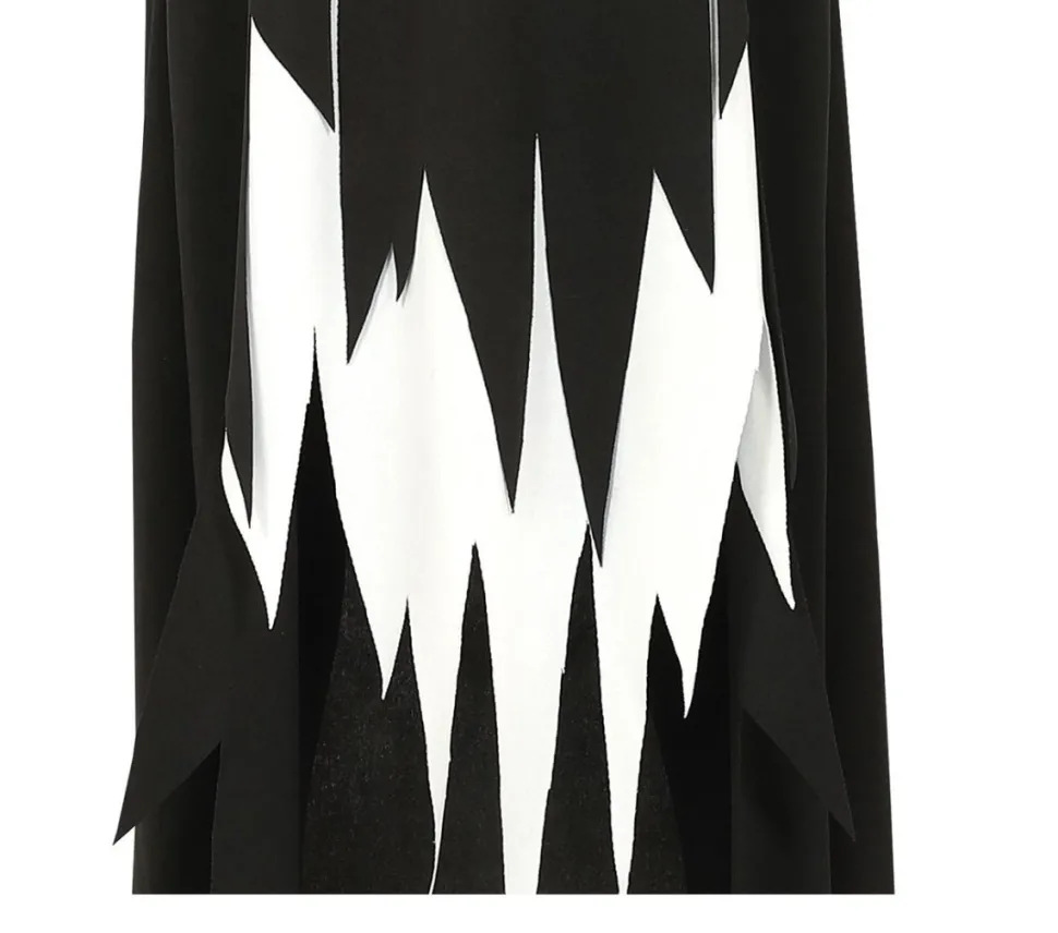 Non Halloween Kostuum Kind zwart-wit
