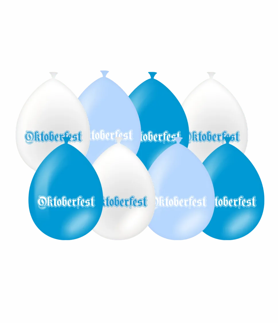 Oktoberfest Ballonnen 30cm 8st