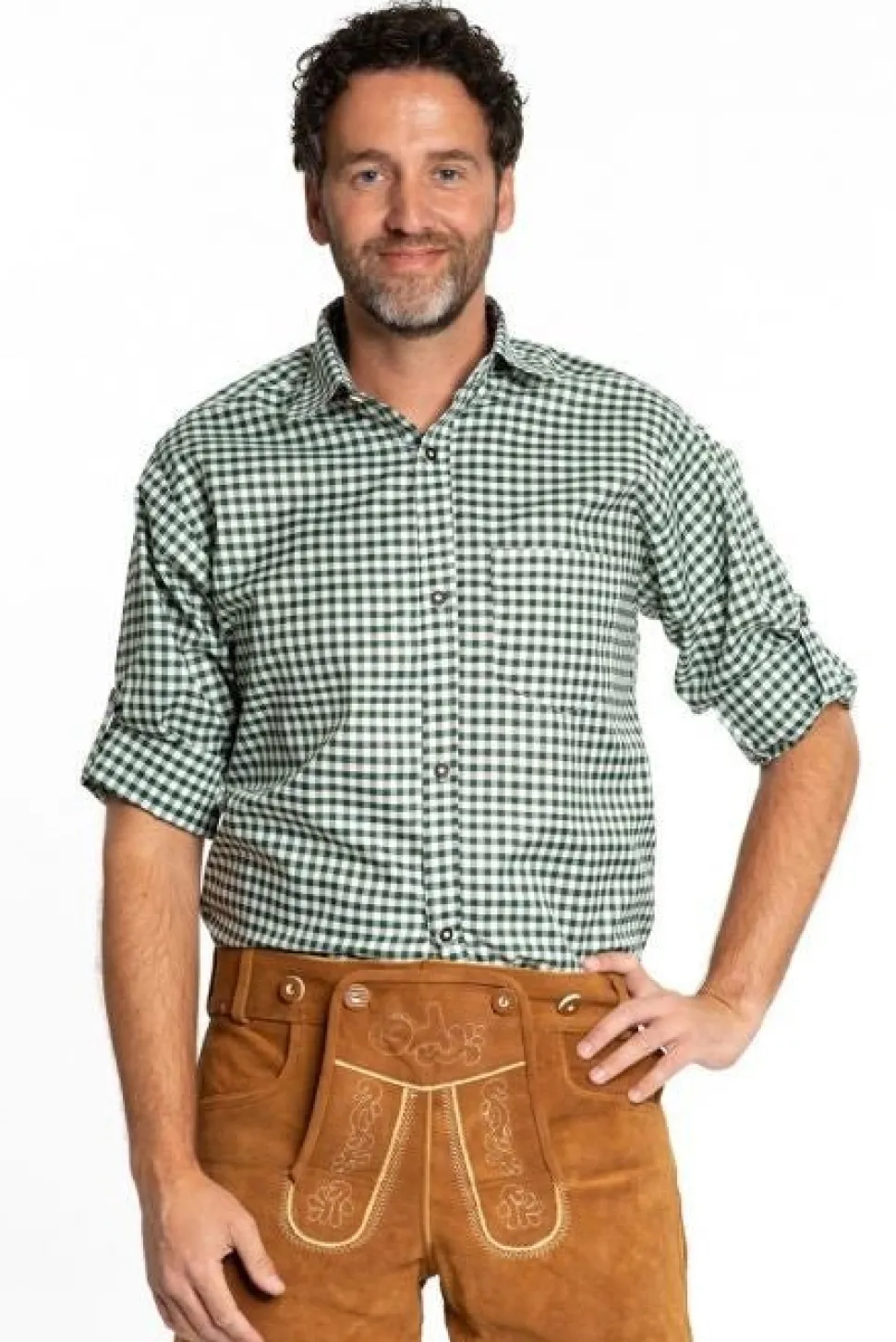 Oktoberfest Blouse Heren Groen