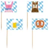 Oktoberfest Cocktailprikkers 6,5cm 30st