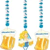 Oktoberfest Hangdecoratie Bierpullen 75cm 3st