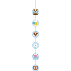 Oktoberfest Hangdecoratie 1,3m 4st