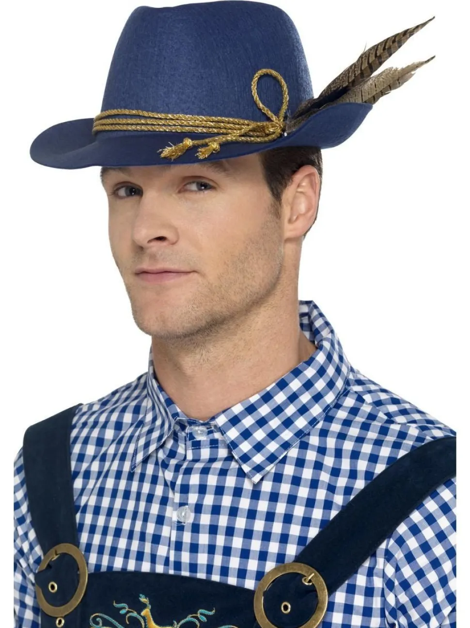 Oktoberfest Tiroler Hoed Blauw
