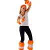Oranje Accessoireset Mouwen En Beenwarmers 4 delig