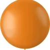 Oranje Ballon Tangerine Orange 80cm