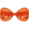 Oranje Bril Oversized 24cm