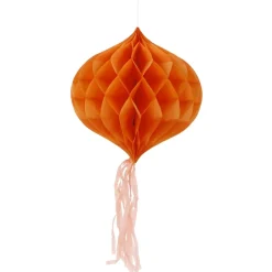 Oranje Honeycombs 30cm 3st