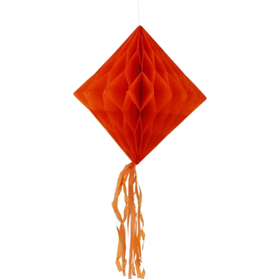 Oranje Honeycombs 30cm 3st