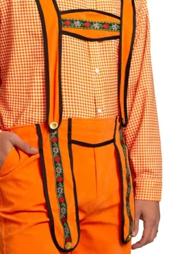 Oranje Lederhose Heren Johann Lang