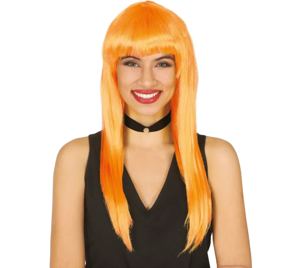 Oranje Pruik Pony