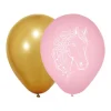Paard Ballonnen Goud Roze 46cm
